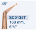 Ножницы микрохирургические коронарные "Titanit" SC0135T - фото №1