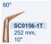Ножницы микрохирургические коронарные "Titanit" SC0156-1T - фото №1