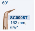 Ножницы микрохирургические коронарные "Titanit" "Slim Line" SC0008T - фото №1