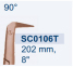 Ножницы микрохирургические коронарные "Titanit" SC0106T - фото №1