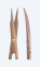 Ножницы диссекционные "Titanit" Stevens (Стивенс) SC8447 - фото №1