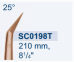 Ножницы микрохирургические коронарные "Titanit" SC0198T - фото №1