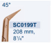 Ножницы микрохирургические коронарные "Titanit" SC0199T - фото №1