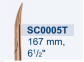 Ножницы микрохирургические коронарные "Titanit" "Slim Line" SC0005T - фото №1