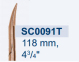 Ножиці мікрохірургічні коронарні "Titanit" SC0091T - фото №1