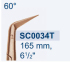 Ножницы микрохирургические коронарные "Titanit" SC0034T - фото №1