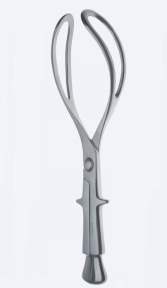 Зажим акушерский Nagele, длина 355мм, отверствие 105x60мм GY4460