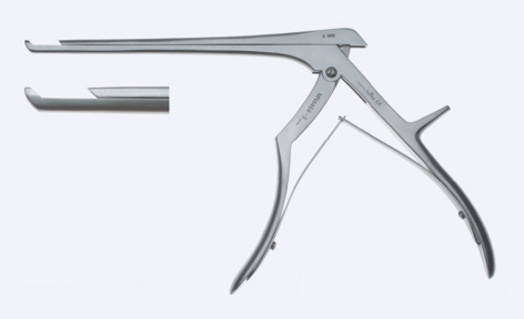 Костный выкусыватель Love-Kerrison, рабочая длина 230мм, режущий вверх на 130°, выкус 2,0мм, концентратор 15мм MN4461-4
