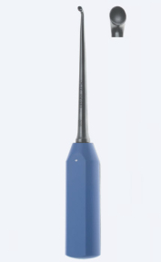 Кюретка кісткова Caspar Fig. 000, довжина 220мм, вигнута KN1883