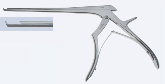 Костный выкусыватель Ferris-Smith-Kerrison, рабочая длина 230мм, режущий вверх на 130°, выкус 4,0мм, концентратор 10мм MN4444