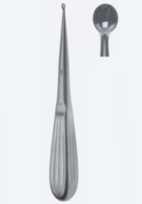 Кюретка кісткова Spratt Fig. 6, довжина 160мм, пряма, кінчик 8,8 мм KN1469