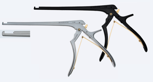 Костный выкусыватель Kerrison, рабочая длина 230мм, режущий вверх на 90°, выкус 5,0мм, концентратор 10мм, разборный MN5145A