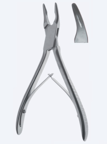 Шматочки (ронжири) кісткові Blumentahl, довжина 155мм, вигнуті під кутом 30 ° KN4710