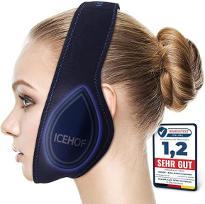 Охолоджуючі та зігріваючі компреси для щелепи та обличчя ICEHOF, синій, 4 шт. (B08ZY4VC4T)