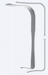 Ретрактор Deaver Fig. 0, длина 235мм, ширина 25мм WH2580