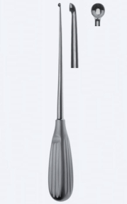 Кюретка кісткова Fig. 000, довжина 250мм, кінчик 3,6мм KN1712