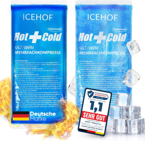 Охолоджуючі компреси-подушки ICEHOF, розмір L, 2 шт (B0D4Z824GQ)