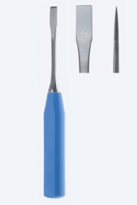 Остеотом Lexer-Mini с PPSU-ручкой, длина 180мм, прямой, ширина 10,0мм KN2820