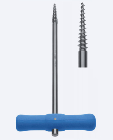 Инструмент для вскрытия бедренной кости (экстрактор) с T-образной ручкой KN5091-1