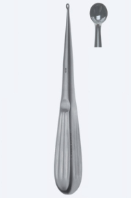 Кюретка кісткова Spratt Fig. 5, довжина 160мм, пряма, кінчик 6,0 мм KN1467