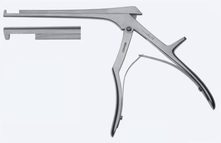 Костный выкусыватель Love-Kerrison, рабочая длина 200мм, режущий вниз на 90°, выкус 3,0мм, концентратор 15мм MN4492-2