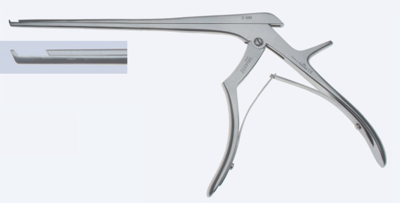 Костный выкусыватель Ferris-Smith-Kerrison, рабочая длина 230мм, режущий вверх на 130°, выкус 5,0мм, концентратор 10мм MN4445F