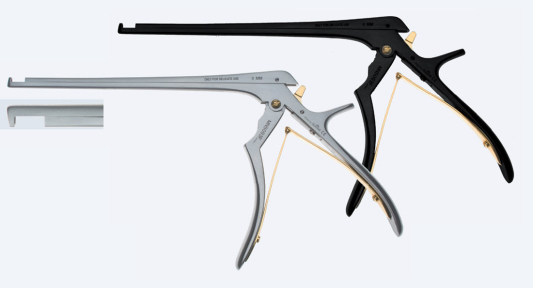 Костный выкусыватель Kerrison, рабочая длина 200мм, режущий вниз на 90°, выкус 2,0мм, концентратор 10мм, разборный MN5132F