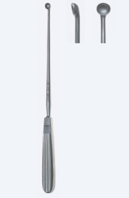Кюретка (ложка) кісткова Schiller, довжина 260мм, пряма, порожнина 8,0мм KN1833