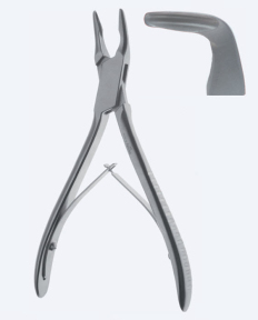 Шматочки (ронжири) кісткові Blumentahl, довжина 155мм, вигнуті під кутом 90 ° KN4725