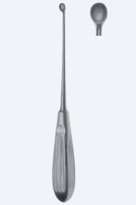 Кюретка кісткова Halle Fig. 1, довжина 210мм, м'яка, порожнина 6,8мм KN1830