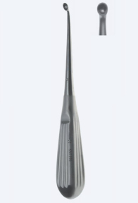 Кюретка (ложка) спинна кісткова Fig. 0, довжина 200мм, вигнута вгору, кінчик 3,6мм KN1593
