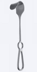 Ретрактор абдоминальный Fritsch Fig. 4, длина 235мм, тупоконечный, лопатка 46х75мм WH2760
