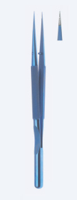 Пинцет микро анатомический "Titanium" PZ8015
