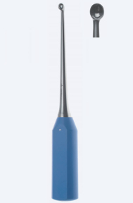 Кюретка (ложка) костная Fig. 000, длина 290мм, прямая, полость 4,0мм KN1802