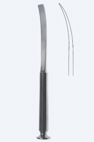 Остеот хірургічний Stille, довжина 205мм, вигнутий, ширина 10,0мм KN3290