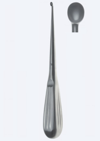 Кюретка (ложка) спинна кісткова Fig. 6, довжина 205мм, кінчик 10,0мм KN1579