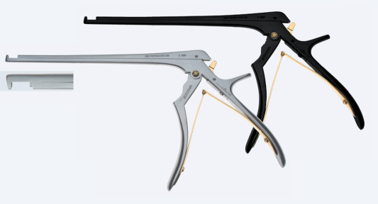 Костный выкусыватель Kerrison, рабочая длина 180мм, режущий вниз на 90°, выкус 4,0мм, концентратор 10мм, разборный MN5124FA