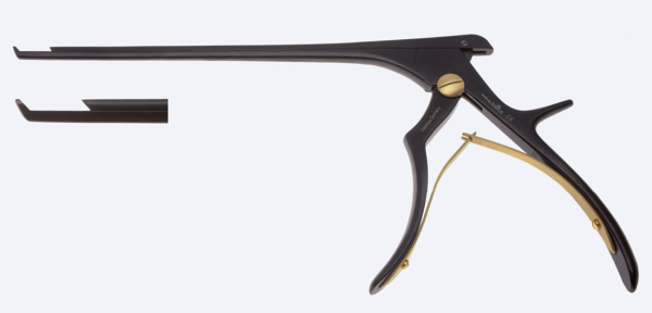 Костный выкусыватель Kerrison-Jacobi, рабочая длина 200мм, режущий вверх на 130°, выкус 4,0мм, концентратор 15мм, керамический MN4924B