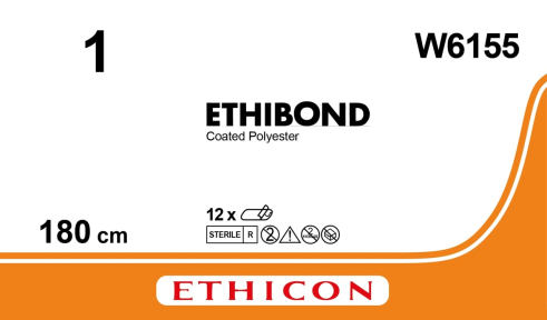 Этибонд Эксель (Ethibond Excel) 1, длина 180см, без иглы W6155