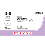 Вікрил (Vicryl) 3/0, довжина 75см, кол. голка 31мм J245H