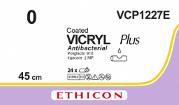 Викрил Плюс (Vicryl Plus) 0, 6 шт. по 45см, без иглы VCP1227E
