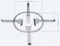 Ретрактор (ранорасширитель) абдоминальный и хорошо подходит для гинекологии Semm (Семм) WH6410