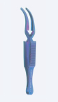 Зажим (клипса, клемма) типа микро бульдог Soft-Grip (Софт-Грип) титановый GF0030T