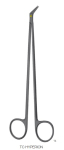Микроножницы "TC Hyperion", "Ceramo", длина 170мм, изогнутые по ребру 125°, остроконечные, длина лезвия 10 мм BOP-9