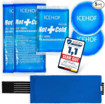 ICEHOF Охолоджувальні подушки (5 шт.) з флісовим чохлом (B08WR924CV)