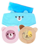 Гелевые компрессы для детей «Холод/Тепло» с повязкой ICEHOF с рисунками (B08RP8BKTN)