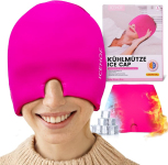 Маска от мигрени и головной боли ICEHOF, розовая (B0DSJKN3RZ)