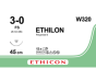 Этилон (Ethilon) 3/0, длина 45см, обр-реж. игла 26мм W320