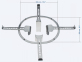 Рамка Semm для ретрактора (розширювача) WH6340, розміри 255х220мм WH6400