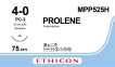 Пролен (Prolene) 4/0, длина 75см, реж. игла 16мм MPP525H